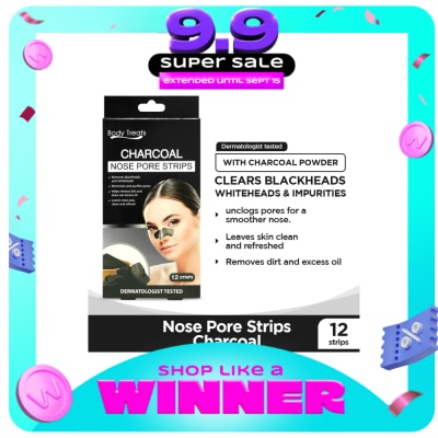 BODY TREATS - Nose Pore Strips Charcoal 12s image