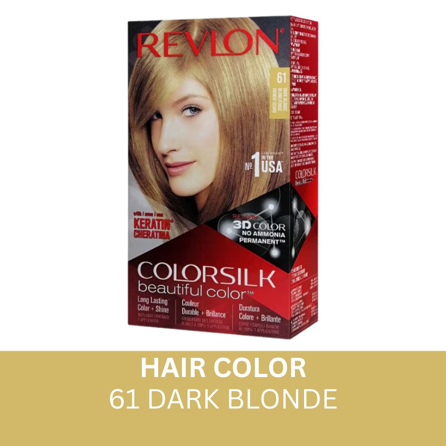 Colorsilk Hair Color No. 61 Dark Blonde