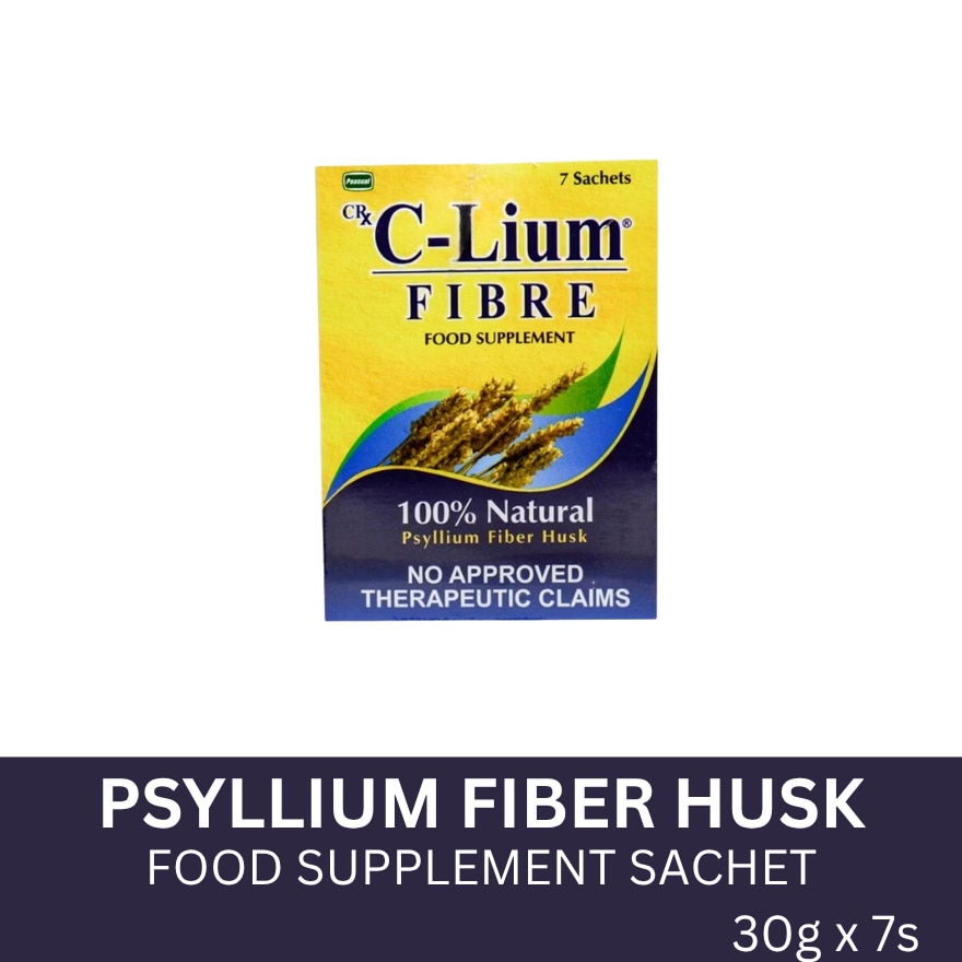Psyllium Fiber Husks 30g Sachet x 7 Sachet