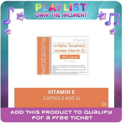 WATSONS GENERICS - Vitamin E 400IU 1 Tablet