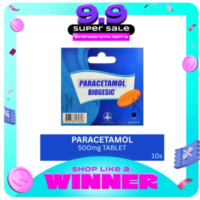 BIOGESIC - Biogesic Paracetamol 500mg 10 Tablets image