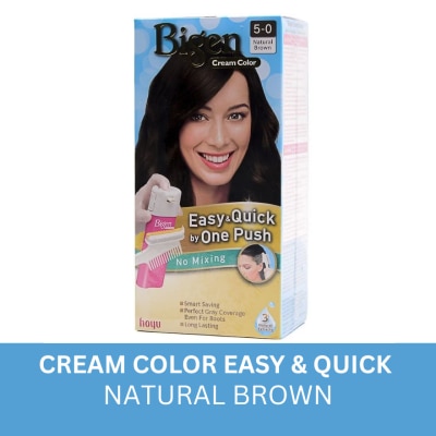 BIGEN Cream Hair Color Natural Brown