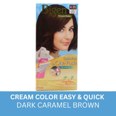 BIGEN Cream Color Dark Caramel Brown