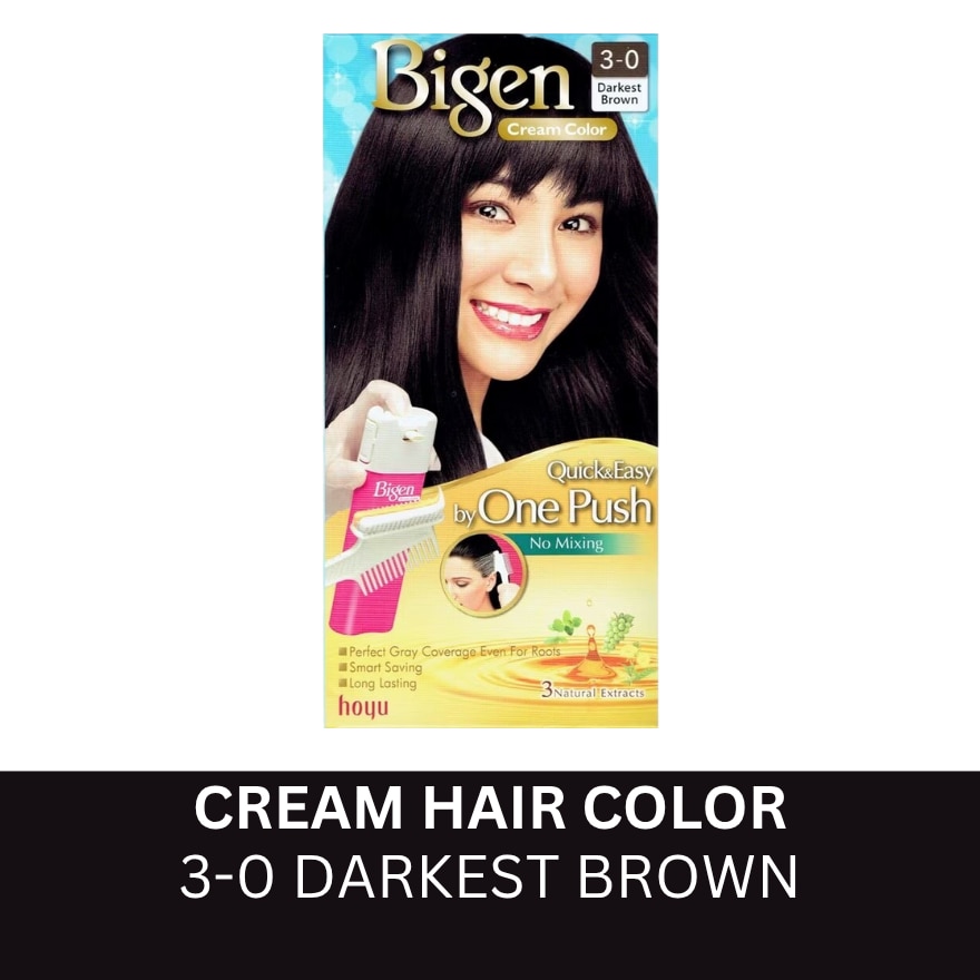 Cream Color 3-0 Darkest Brown