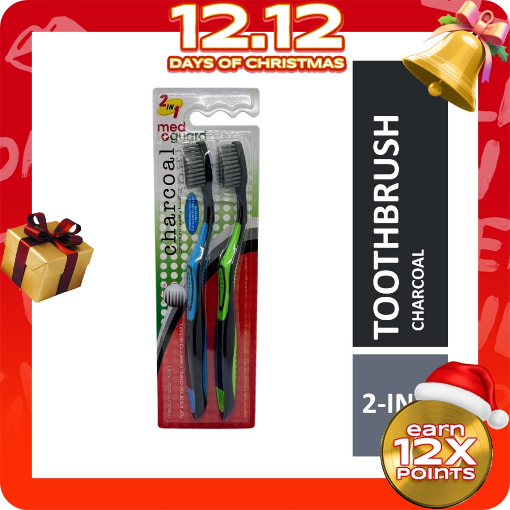 Charcoal Toothbrush 2s