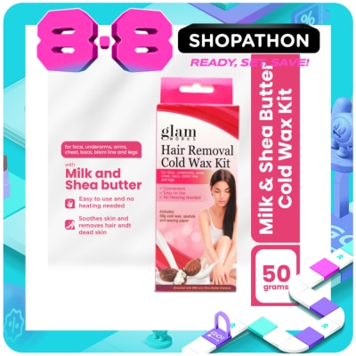 GLAMWORKS - Milk and Shea Butter Hair Removal Wax 50g image