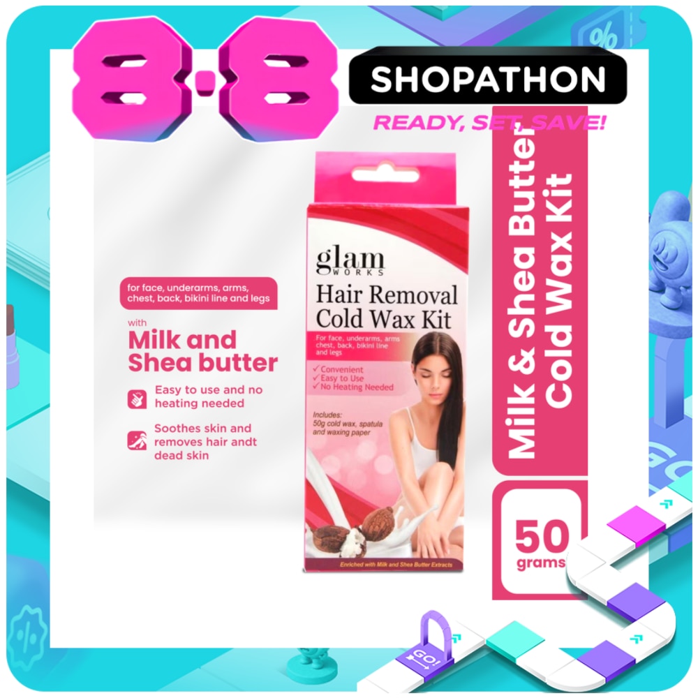 Milk and Shea Butter Hair Removal Wax 50g image