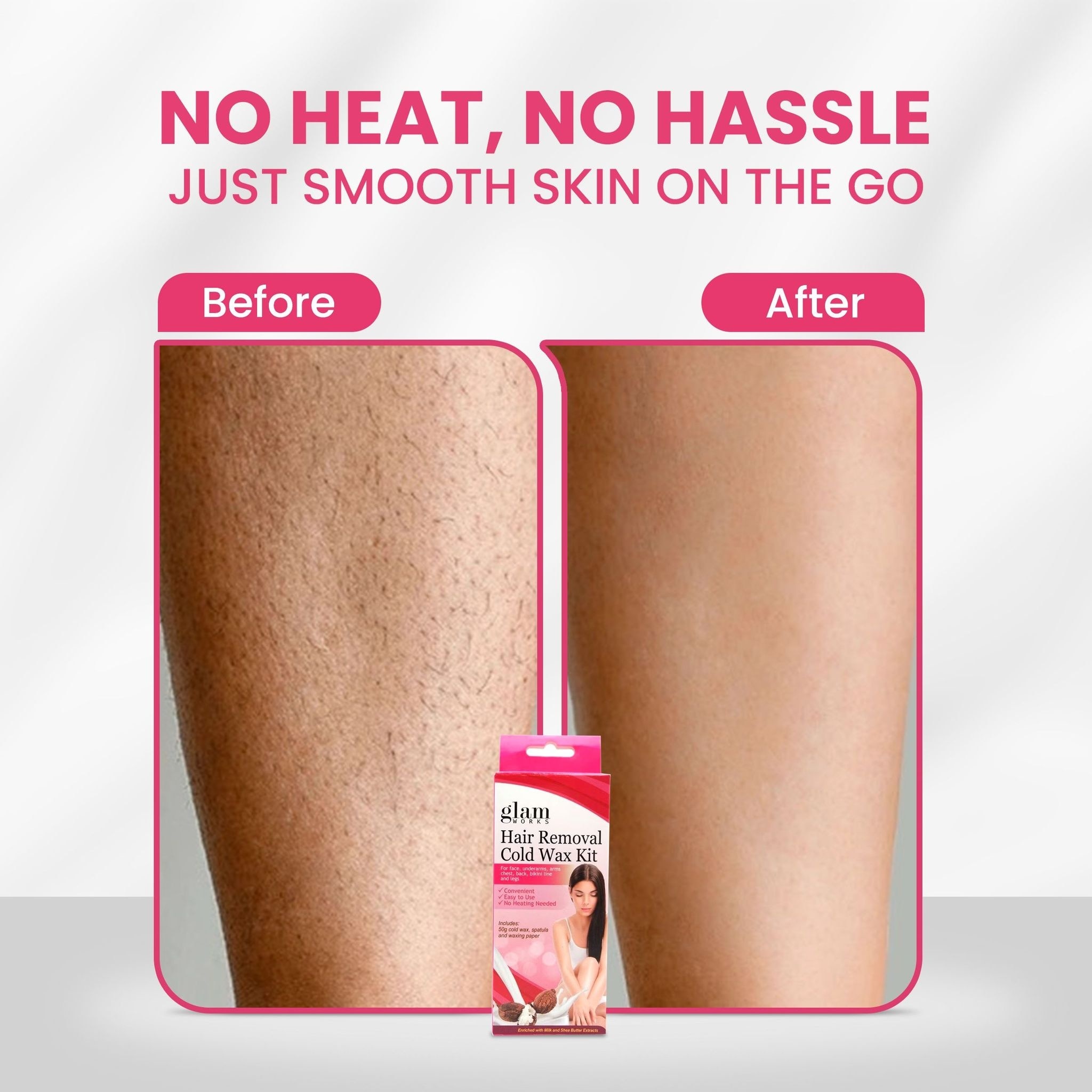 Milk and Shea Butter Hair Removal Wax 50g