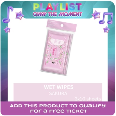 WATSONS - Invigorating Wet Wipes Sakura Scented 3x10 Sheets
