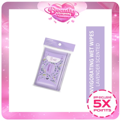 WATSONS - Invigorating Wet Wipes Lavender Scented 3x10 Sheets