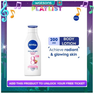 NIVEA NIVEA Body Extra Bright Instant Glow Lotion, 200ml