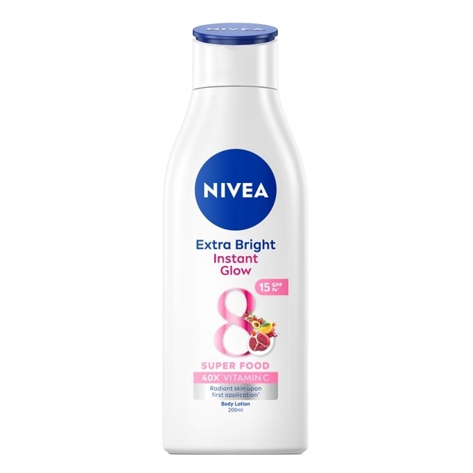 NIVEA Body Extra Bright Instant Glow Lotion, 200ml