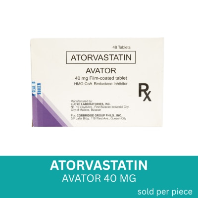 AVATOR Avator Atorvastatin Calcium 40 mg 1 Tablet [Prescription Required]