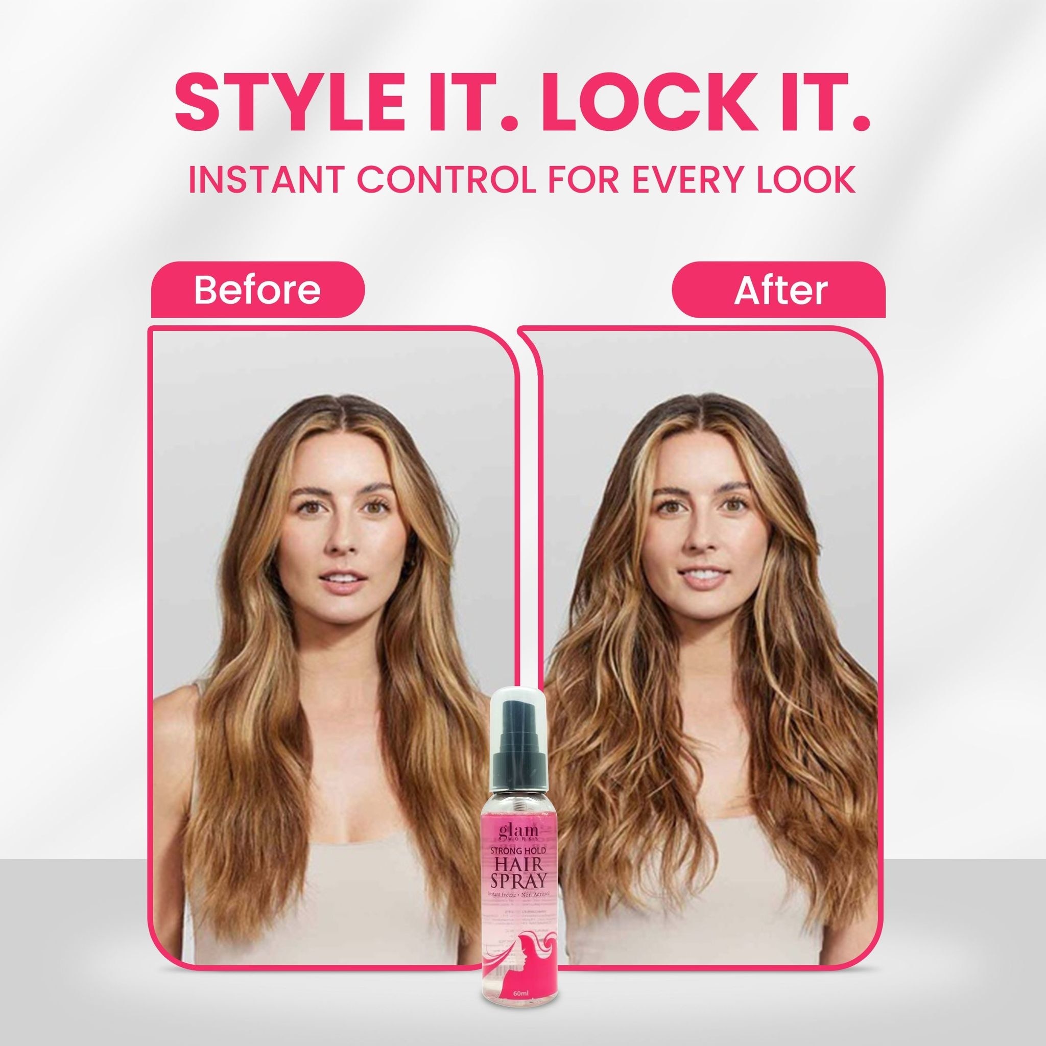 GLAMWORKS HAIRSPRAY STONG HOLD 60ML