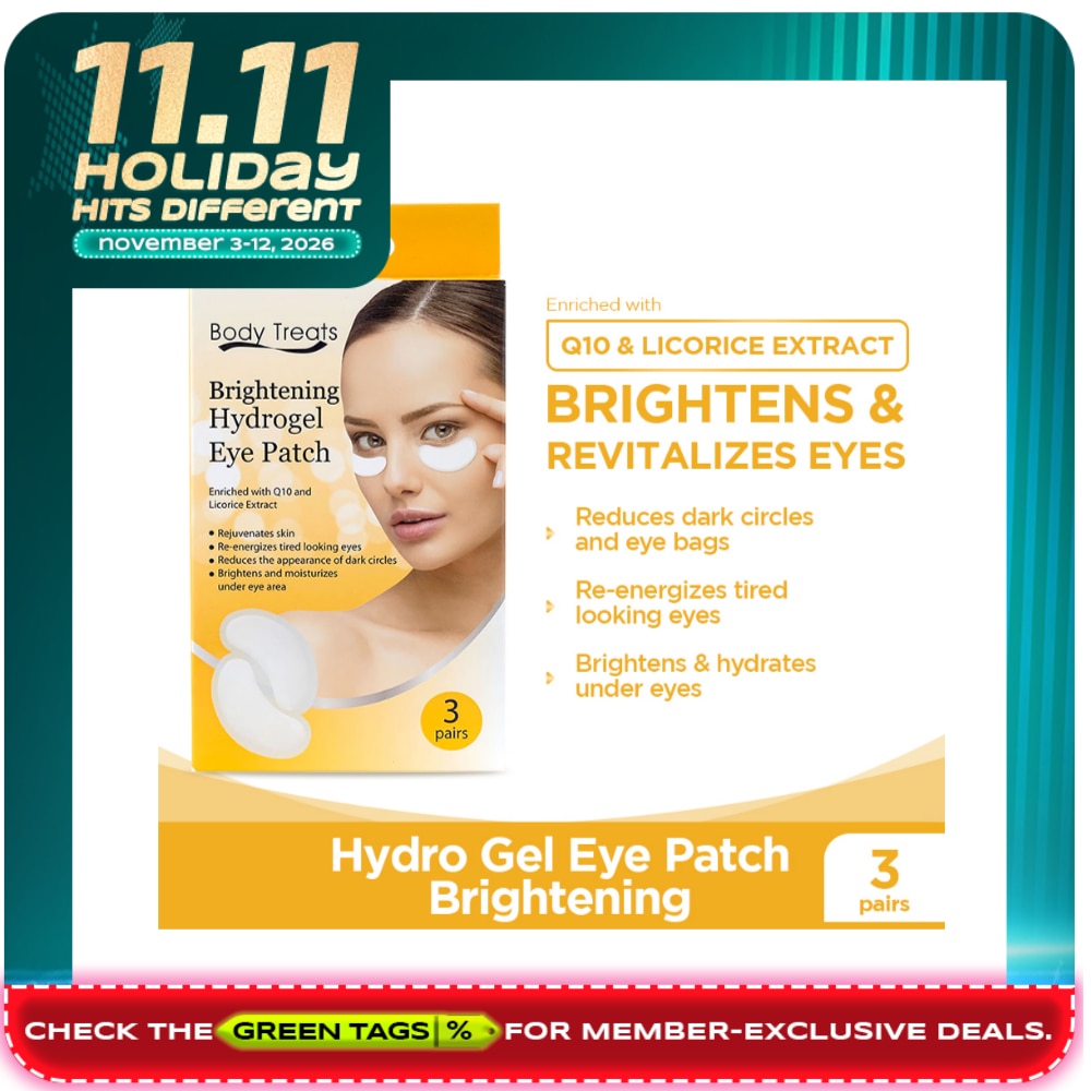 BODY TREATS Hydrogel Eyepatch Brghtnng3S image