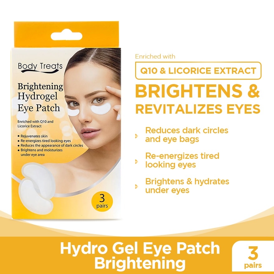 BODY TREATS Hydrogel Eyepatch Brghtnng3S