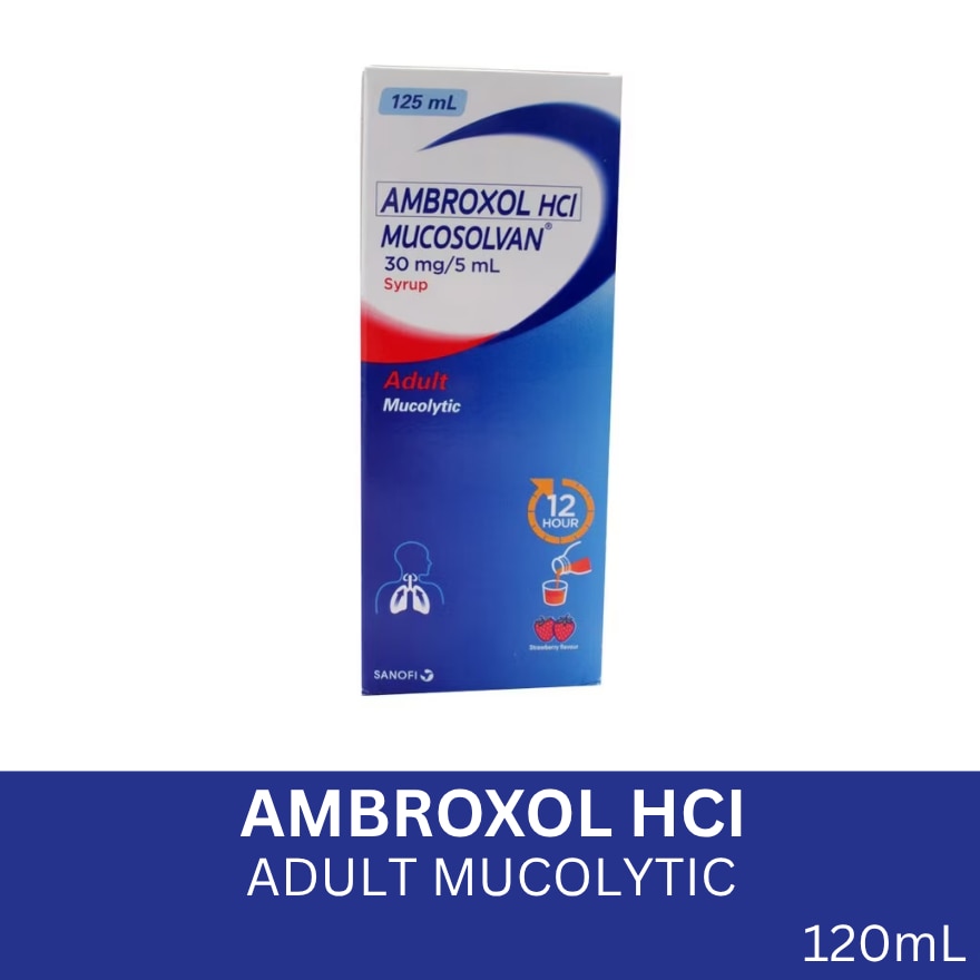 Ambroxol 30mg/5mL Syrup 120mL