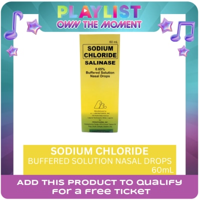 SALINASE - Sodium Chloride 0.65% Nasal drops 60mL