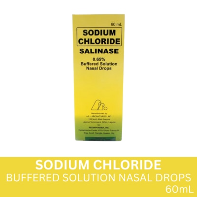 SALINASE Sodium Chloride 0.65% Nasal drops 60mL