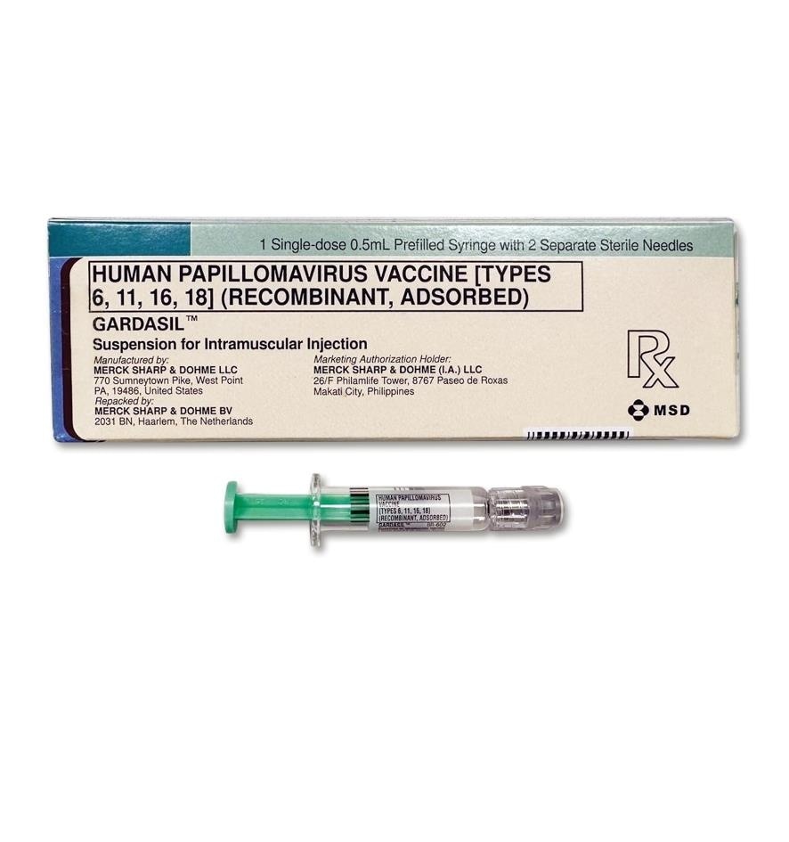 GARDASIL PF Syringe 0.5ml [PRESCRIPTION REQUIRED] Available In Click & Collect Express Only