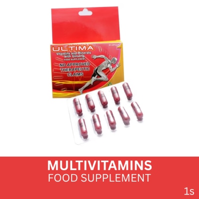 ULTIMA, ULTIMA Multivitamin Sold Per Piece | Watsons Philippines