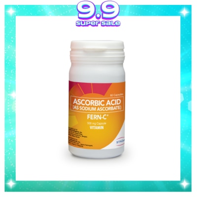 FERN C Sodium Ascorbate 568.18mg x 60 Capsules