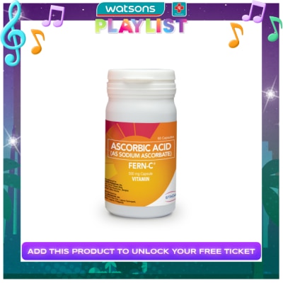 FERN C Sodium Ascorbate 568.18mg x 60 Capsules