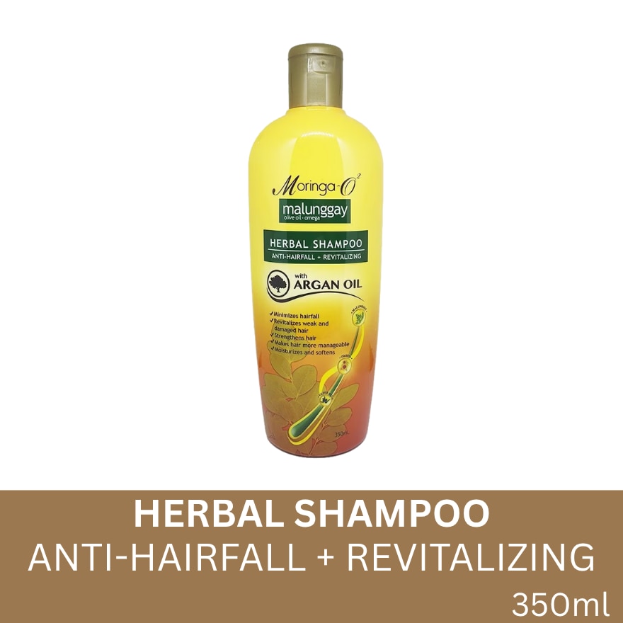Moringa-O2 Herbal Anti-Hairfall Shampoo with Argan Oil 350ml