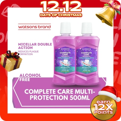 WATSONS 10in1 Alcohol-Free Mouthwash 500ml