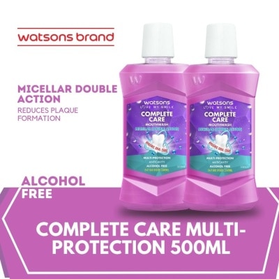 WATSONS 10in1 Alcohol-Free Mouthwash 500ml