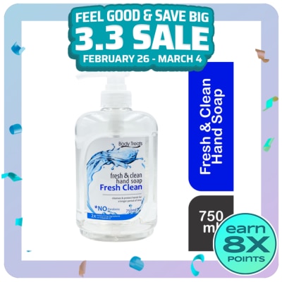 BODY TREATS Antibacterial Hand Soap 750ml