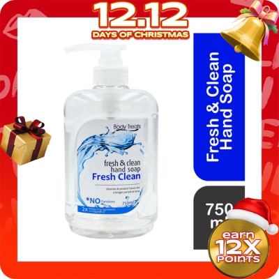 BODY TREATS Antibacterial Hand Soap 750ml
