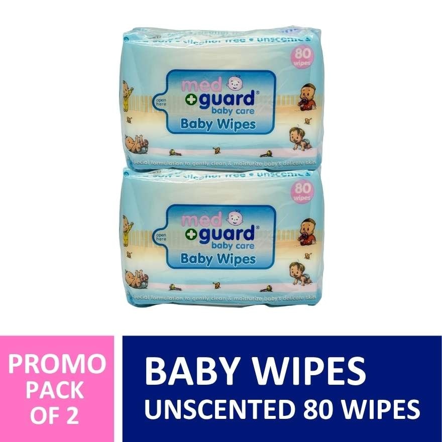 Baby Care Baby Wipes 2 Pack Of 80 Count