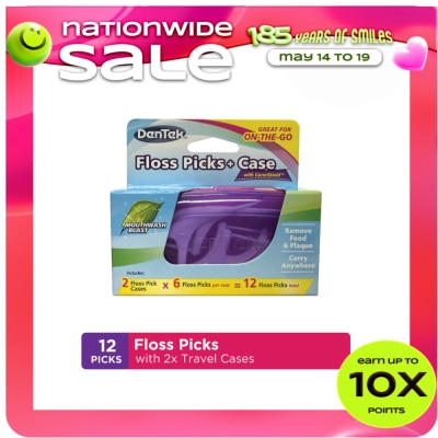 DENTEK - Floss Pick With Case