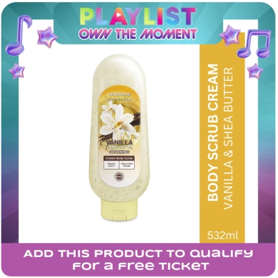 WATSONS - Body Scrub Cream Vanilla 532ml