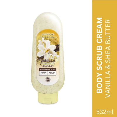 WATSONS Body Scrub Cream Vanilla 532ml