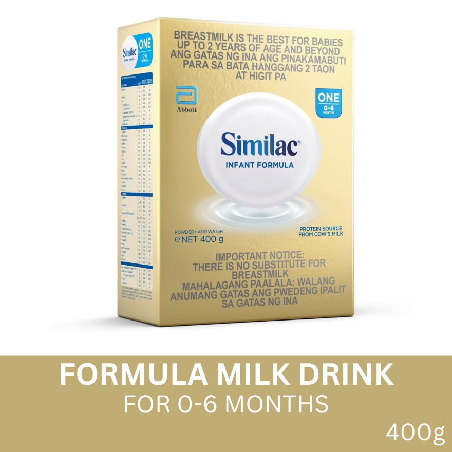 Similac with HMO 400g for Infants 0-6 Months