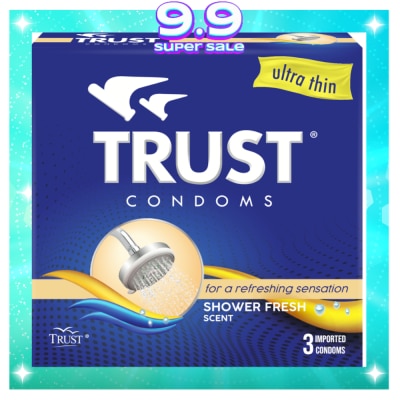 TRUST Ultra Thin Shower Fresh Scent 3s