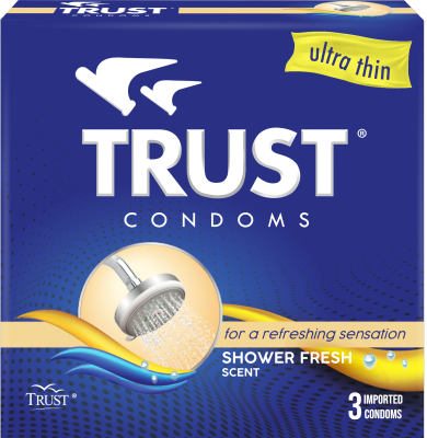 TRUST Ultra Thin Shower Fresh Scent 3s