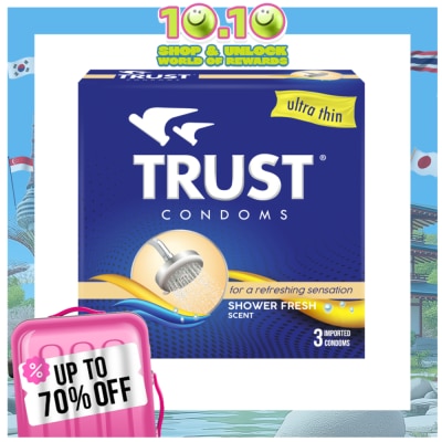 TRUST Ultra Thin Shower Fresh Scent 3s