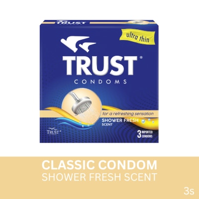 TRUST Ultra Thin Shower Fresh Scent 3s
