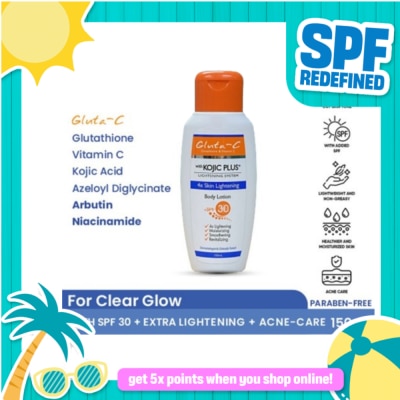 GLUTA C - GLUTA C Kojic Plus Lightening Lotion SPF 30 150ml
