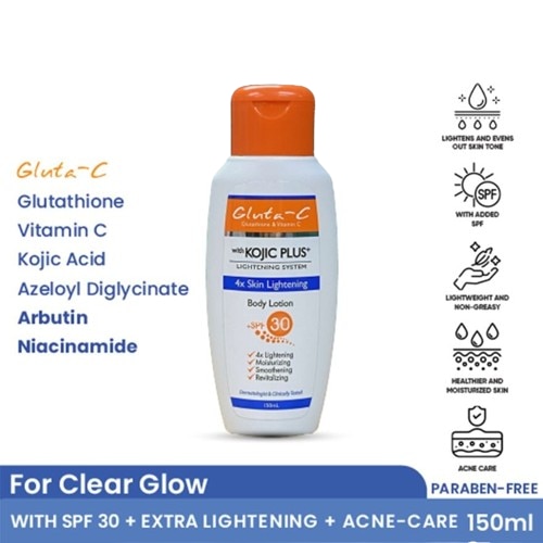 GLUTA C Kojic Plus Lightening Lotion SPF 30 150ml