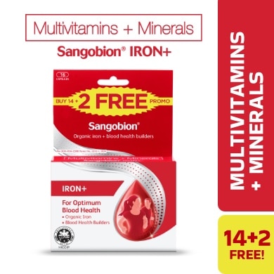 Iron+ 14+2 Capsules Promo Pack