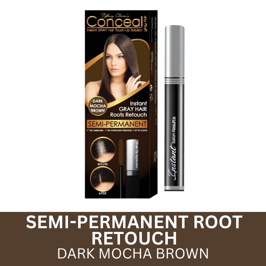 Brush Tip Applicator Dark Mocha Brown