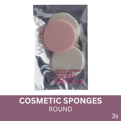 WATSONS Wow Me Out Round Cosmetic Sponges