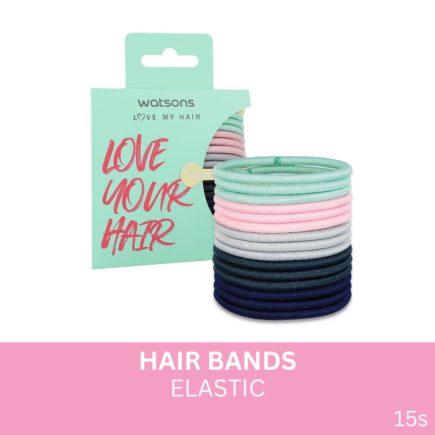 Wow Me Out Elastic Hair Bands 15pcs
