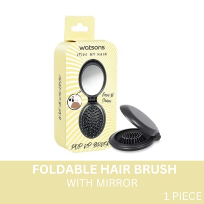 WATSONS Foldable Hairbrush With Mirror