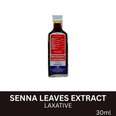 CASTORIA Senna Leaves Extract Sodium Potassium Tartrate Syrup 30mL