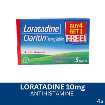 CLARITIN Claritin Loratadine 10mg 4+1 Pack